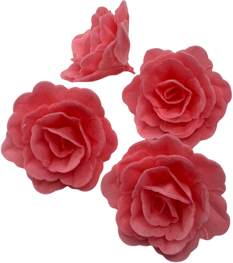 Vahvlist hiina roos roosa (60mm) 4tk
