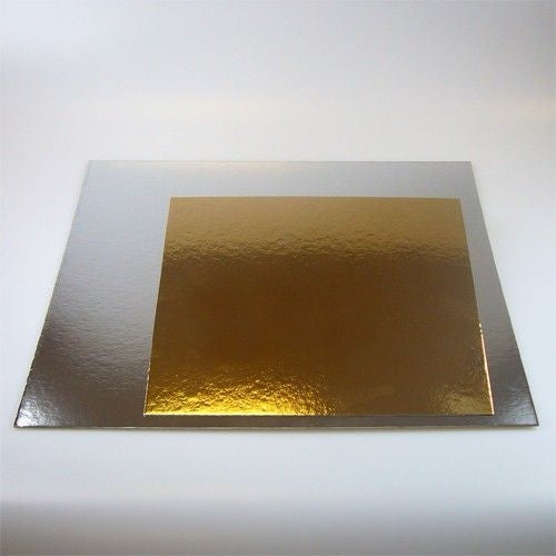 Kuld-hõbe tordipapp 34x39cm-1mm