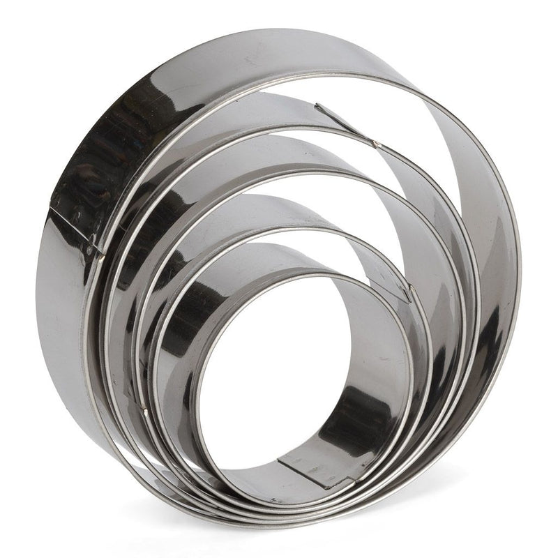 Ringid 4, 5, 6, 7 ja 8cm metallvormid