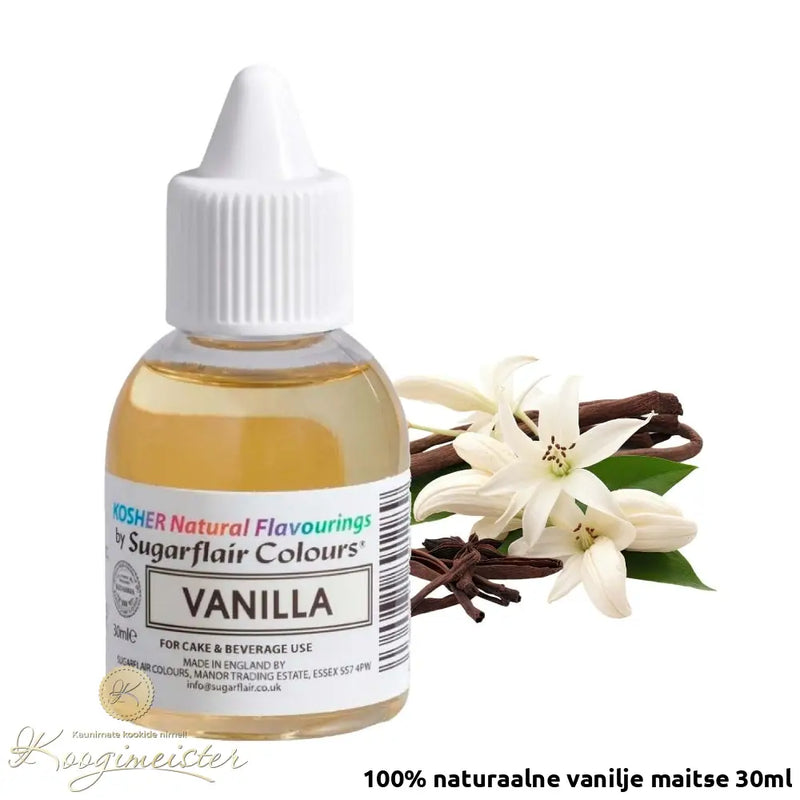 100% Naturaalne Vanilje Maitse 30Ml Toidukaubad