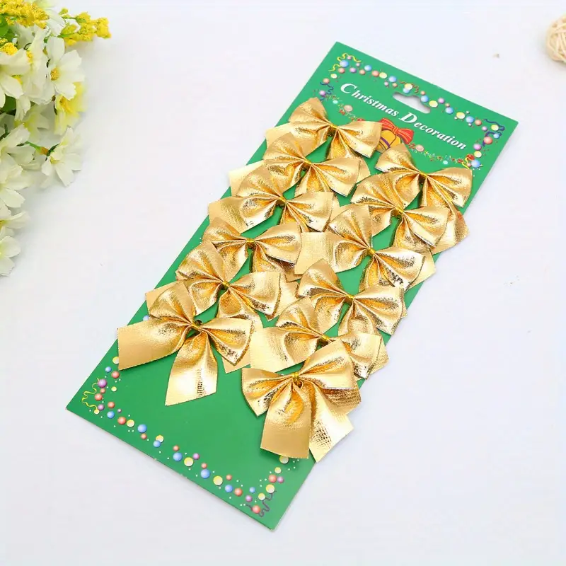 Kuldsed Lipsud Kinkekottidele 12Tk