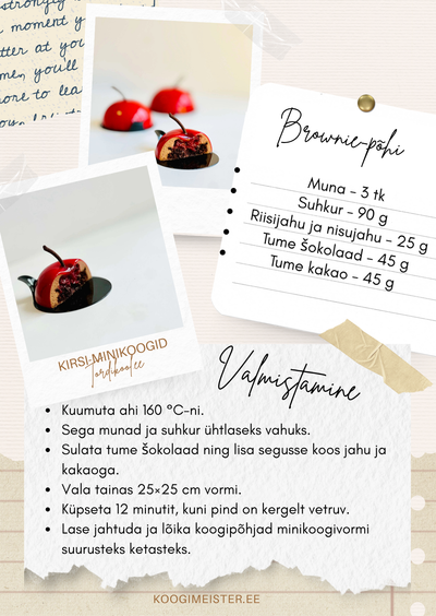 Retsept Kirsi-minikoogid