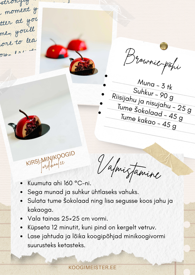 Retsept Kirsi-minikoogid