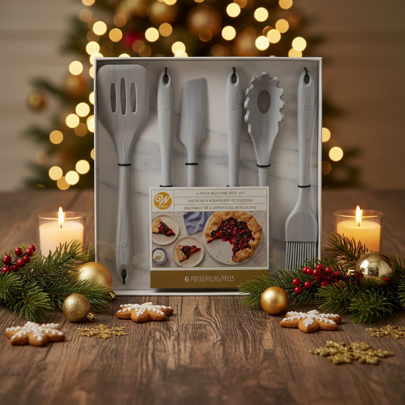 Silikoon-tööriistad kondiitrile kinkepakis