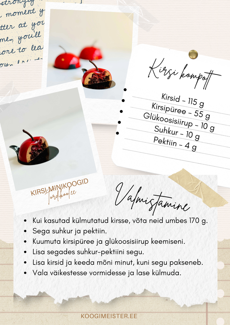Retsept Kirsi-minikoogid