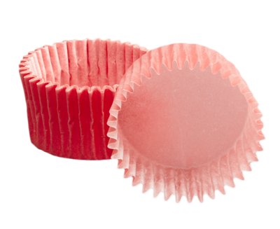 Punased pralineevormid kommidele 36 x 20mm ca 80 tk