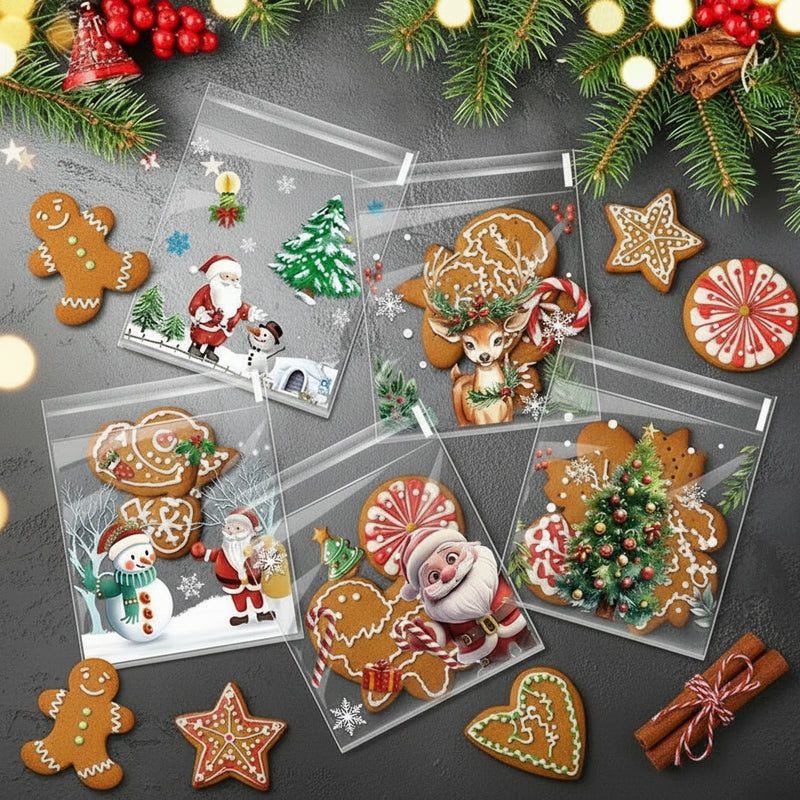 Tsellofaankotid liimiribaga Talv 100 x 100mm 10tk