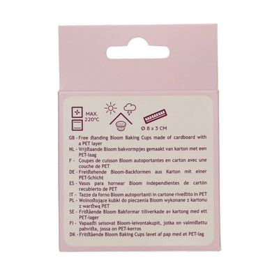 Bloom Küpsetusvormid Pastelsed Roosad 48Tk