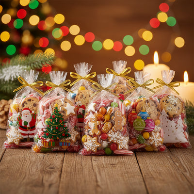 Kinkekotid "Merry Christmas" 130 x 270mm 12tk