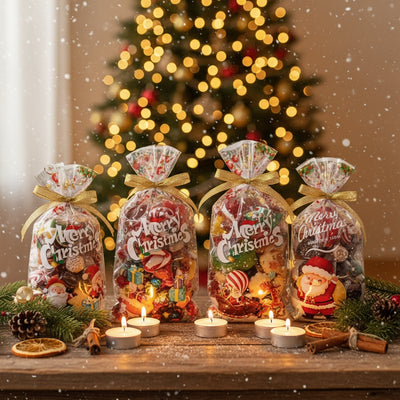 Kinkekotid "Merry Christmas" 130 x 270mm 12tk