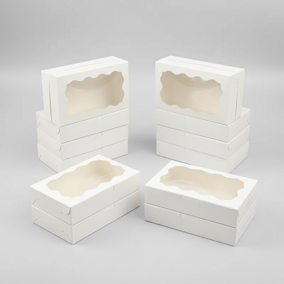 Valge kinkekarp 11 x 18cm