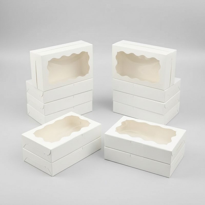 Valge kinkekarp 11 x 18cm