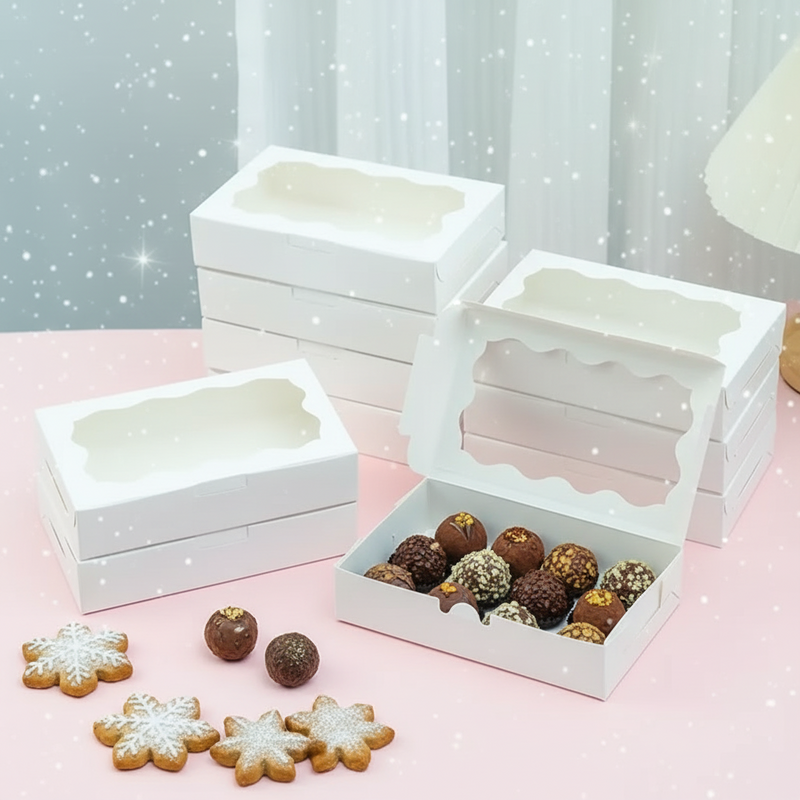 Valge kinkekarp 11 x 18cm