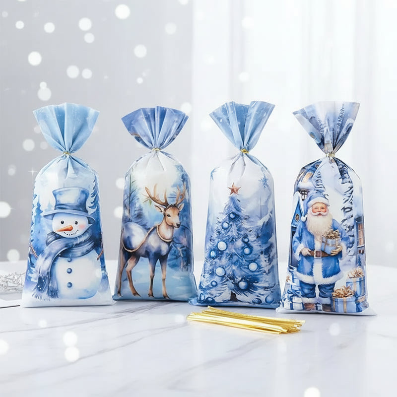 Kinkekotid Jäised Jõulud 130 x 270mm 12tk