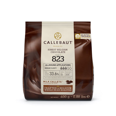 Callebaut® Piimašokolaad 33.6% Kuvertüür 400G