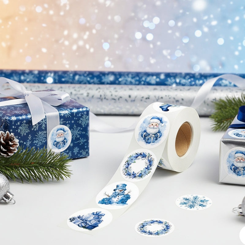 Kleebised Jäised jõulud 25mm 30tk