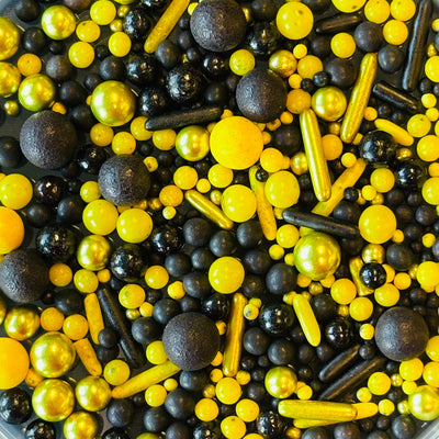 Suhkrupuiste mix Black & Yellow 50g