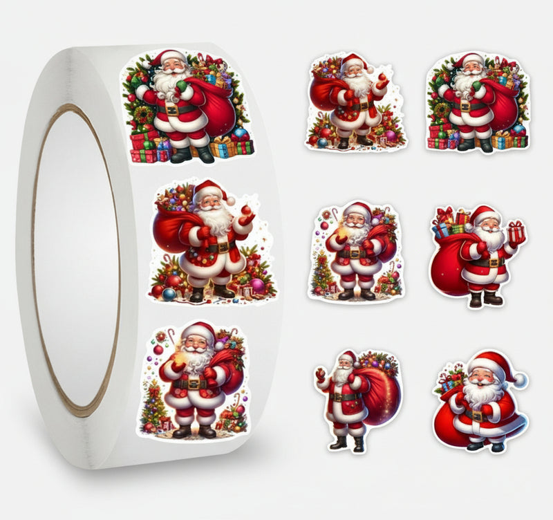 Kleebised Jõulumehed 25mm 30tk