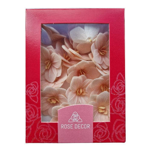 Vahvlist hortensia pastellne roosa 18tk toidukaubad