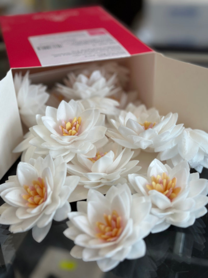 Vahvlist Valge Vesiroos 3Tk