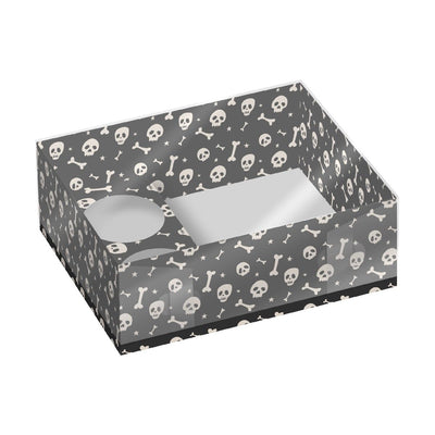 Maiustuste- ja muffinikarp Halloween Skeleton 2-le 2tk/pk