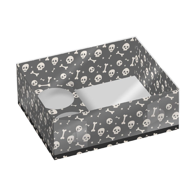 Maiustuste- ja muffinikarp Halloween Skeleton 2-le 2tk/pk