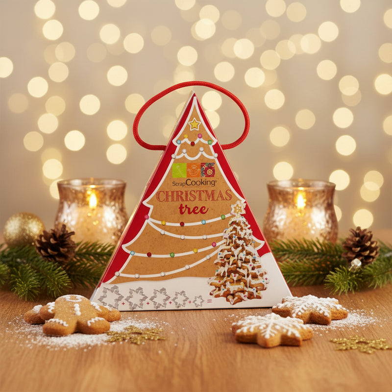 Piparkoogipuu Komplekt – 5 Lumehelbevormi