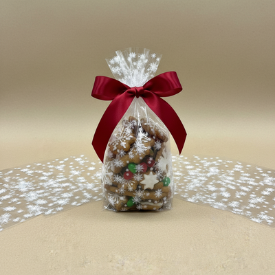 Kinkekotid Valged helbed 15x32cm 10tk