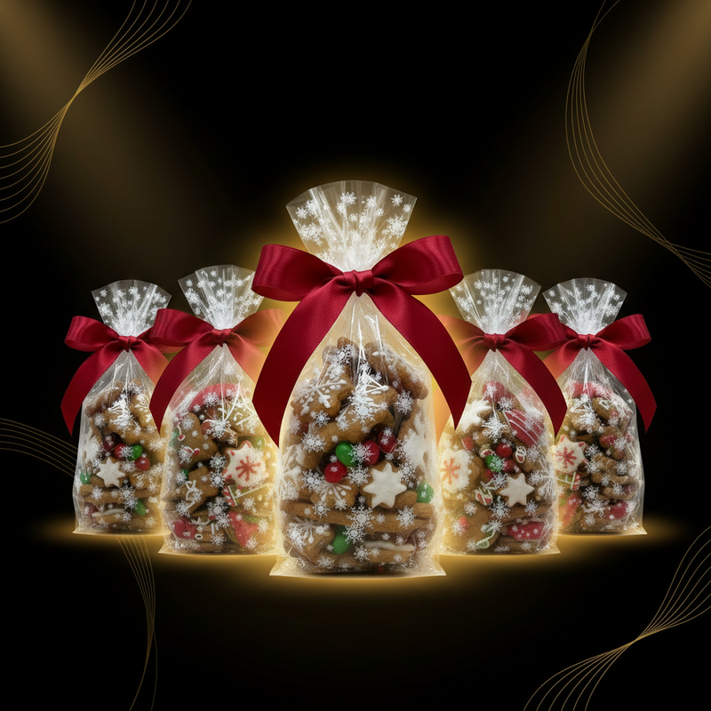 Kinkekotid Valged helbed 15x32cm 10tk