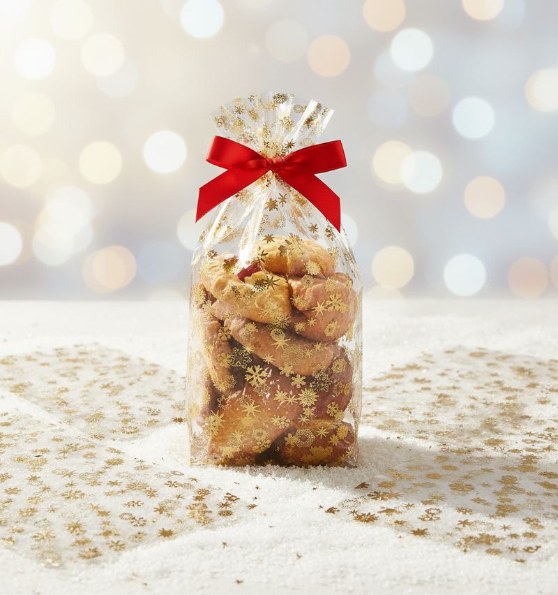 Kinkekotid Valged helbed 15x32cm 10tk