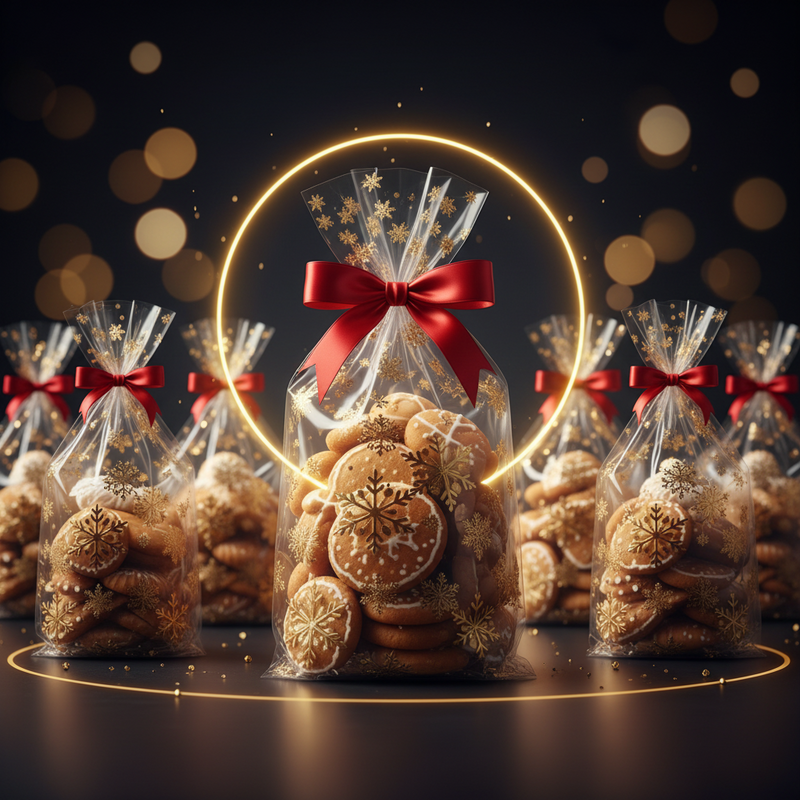 Kinkekotid Valged helbed 15x32cm 10tk