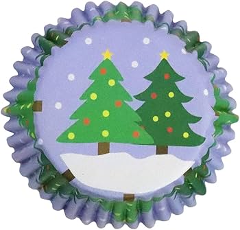 Fooliumist Muffinivormid Kuusepuu 30Tk