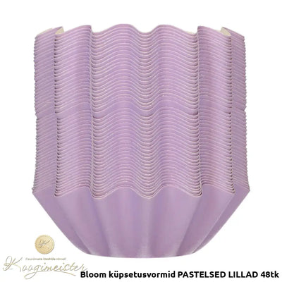 Bloom Küpsetusvormid Pastelsed Lillad 48Tk