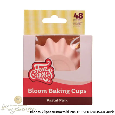 Bloom Küpsetusvormid Pastelsed Roosad 48Tk