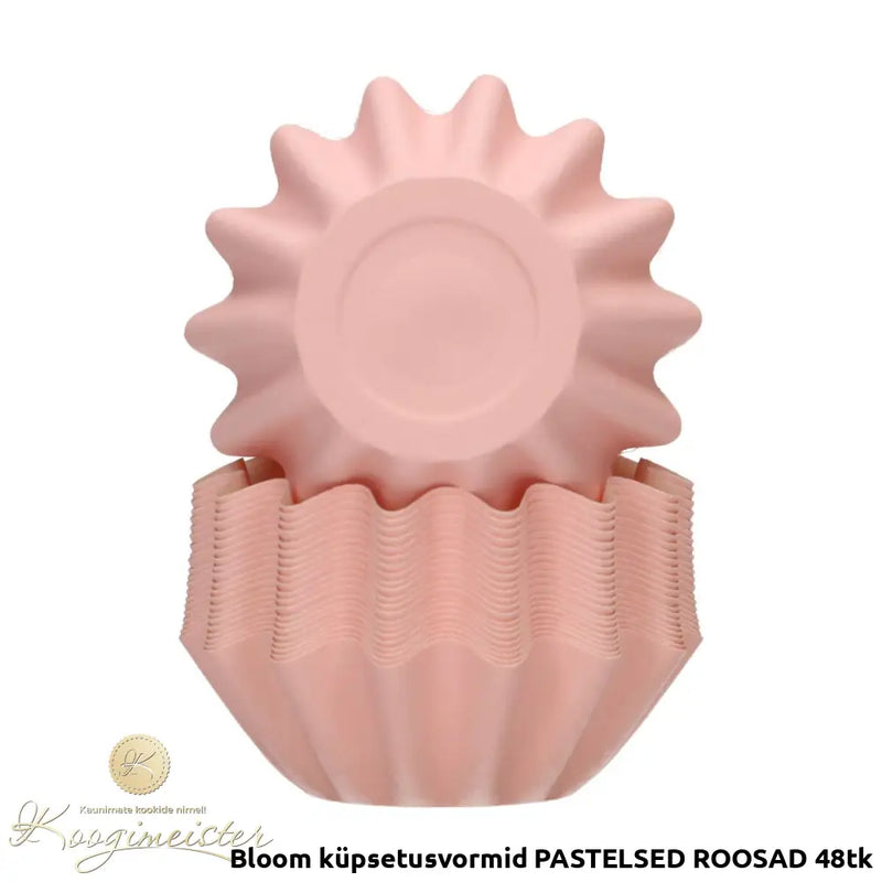 Bloom Küpsetusvormid Pastelsed Roosad 48Tk