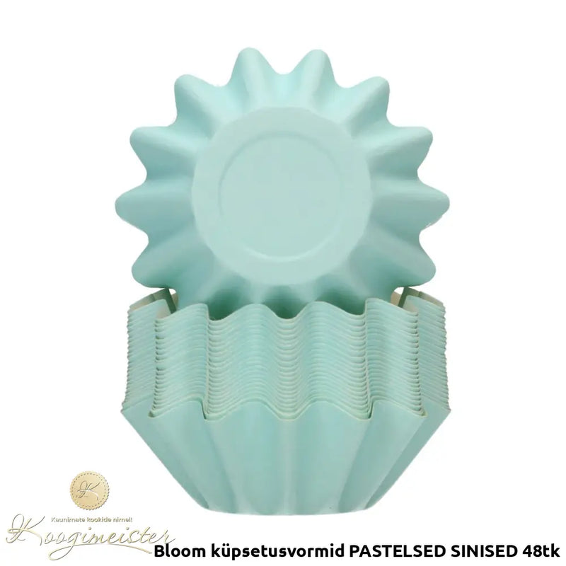 Bloom Küpsetusvormid Pastelsed Sinised 48Tk