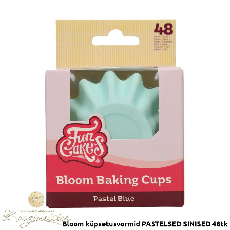 Bloom Küpsetusvormid Pastelsed Sinised 48Tk