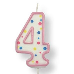 Tordiküünal Nr. 4 Roosa 6Cm