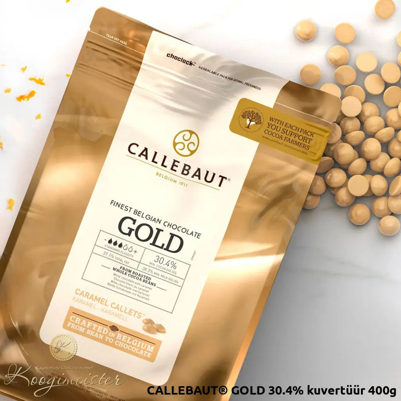 Callebaut® Gold 30.4% Kuvertüür 400G