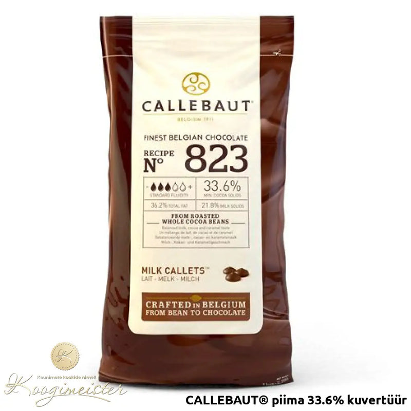 Callebaut® Piima 33.6% Kuvertüür 1Kg