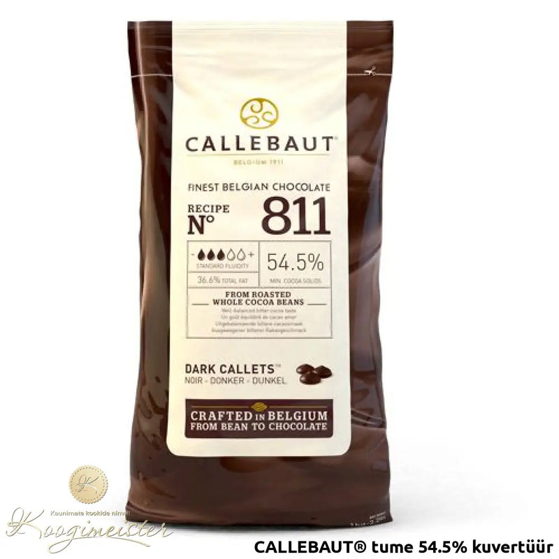 Callebaut® Tume 54.5% Kuvertüür 1Kg