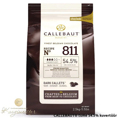 Callebaut® Tume 54.5% Kuvertüür 2.5Kg