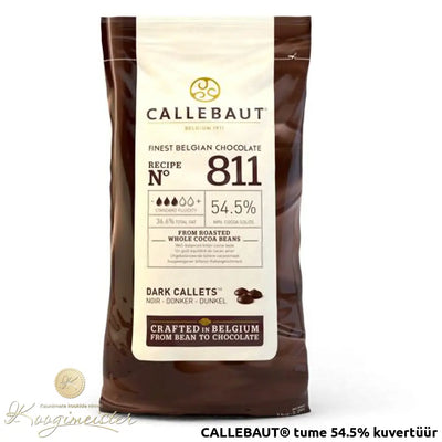 Callebaut® Tume 54.5% Kuvertüür 1Kg