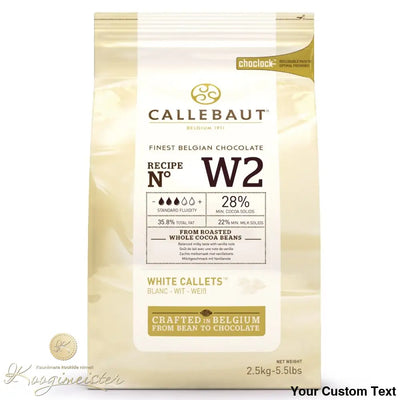 Callebaut® Valge 28% Kuvertüür 2.5Kg