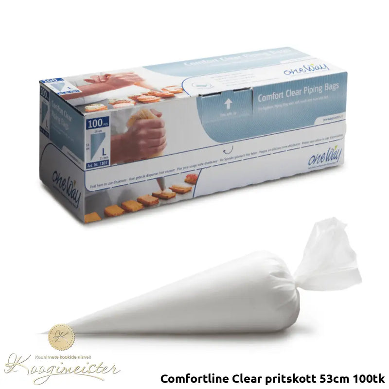 Comfortline Clear Pritskott 53Cm 100Tk