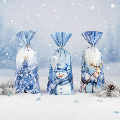 Kinkekotid Jäised Jõulud 130 x 270mm 12tk