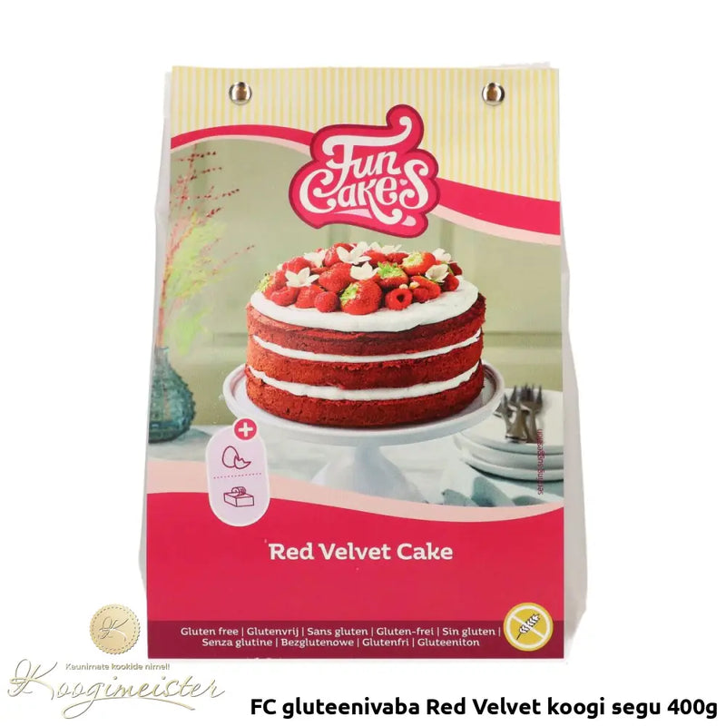 Fc Gluteenivaba Red Velvet Koogi Segu 400G Toidukaubad