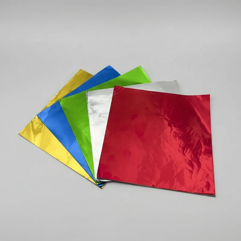 Fooliumist Trühvlipaber 10X10Cm Valik Värve Kuldne