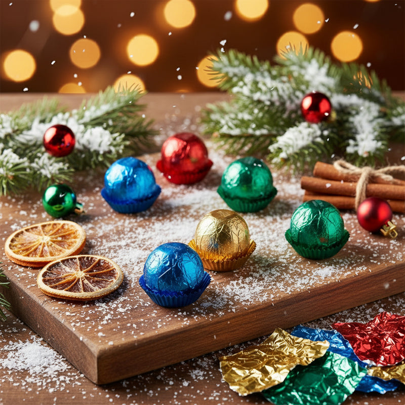 Fooliumist Trühvlipaber 10X10Cm Valik Värve