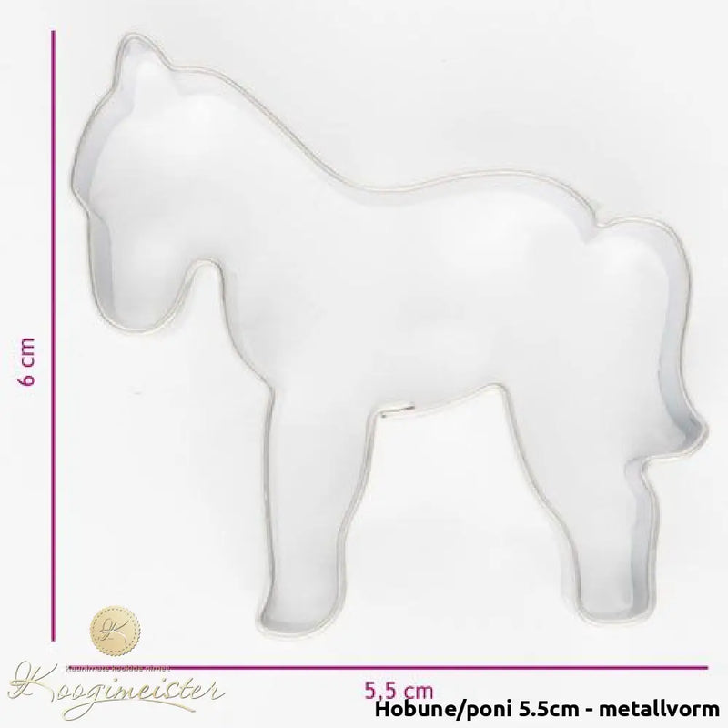 Hobune/Poni 5.5Cm - Metallvorm